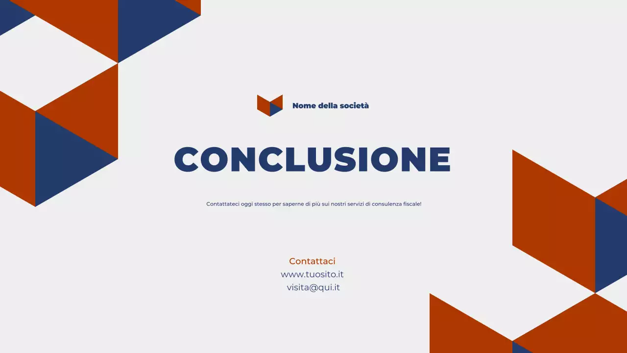 Presentazione della Consulenza Fiscale Geometrica