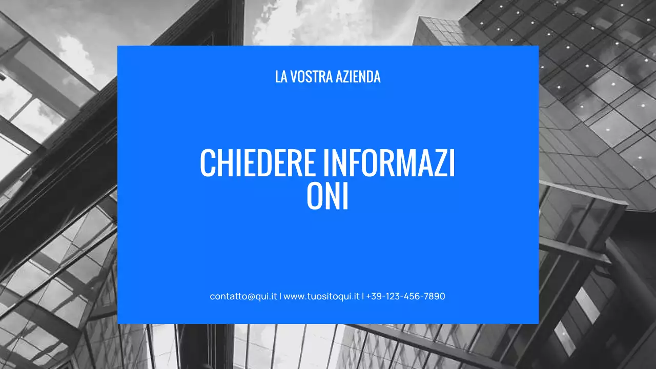 presentazione dell'evento del team blu moderno