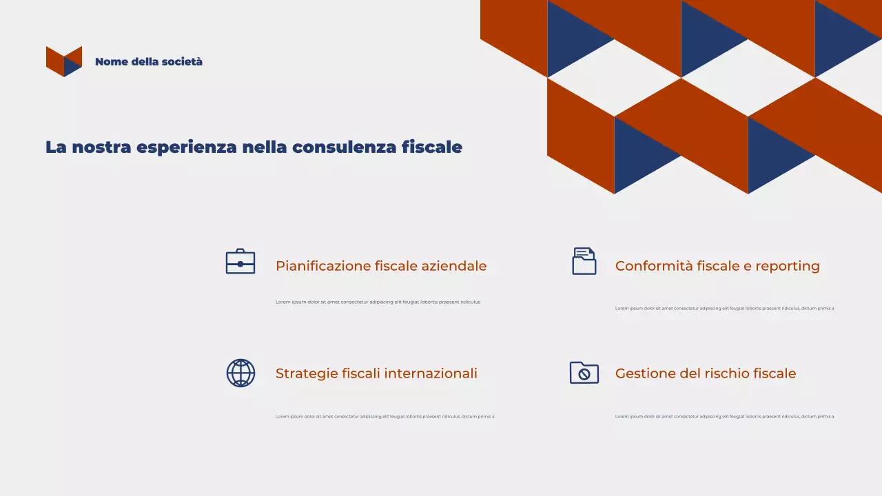 Presentazione della Consulenza Fiscale Geometrica