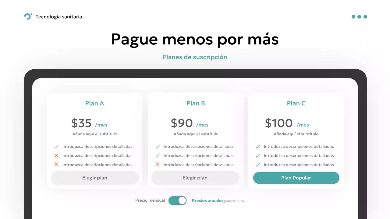 teal modern healthcare promotion