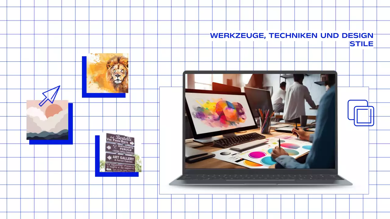 Kreatives Portfolio für Grafikdesigner