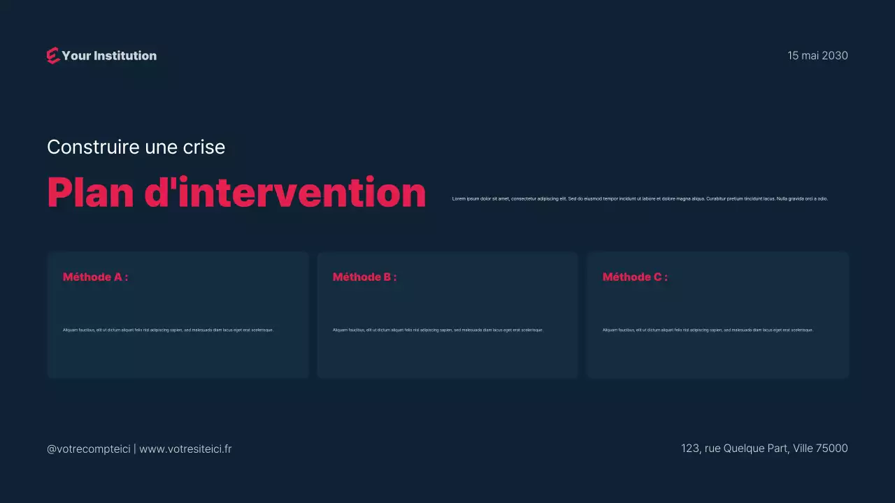 Présentation simple d'un webinaire