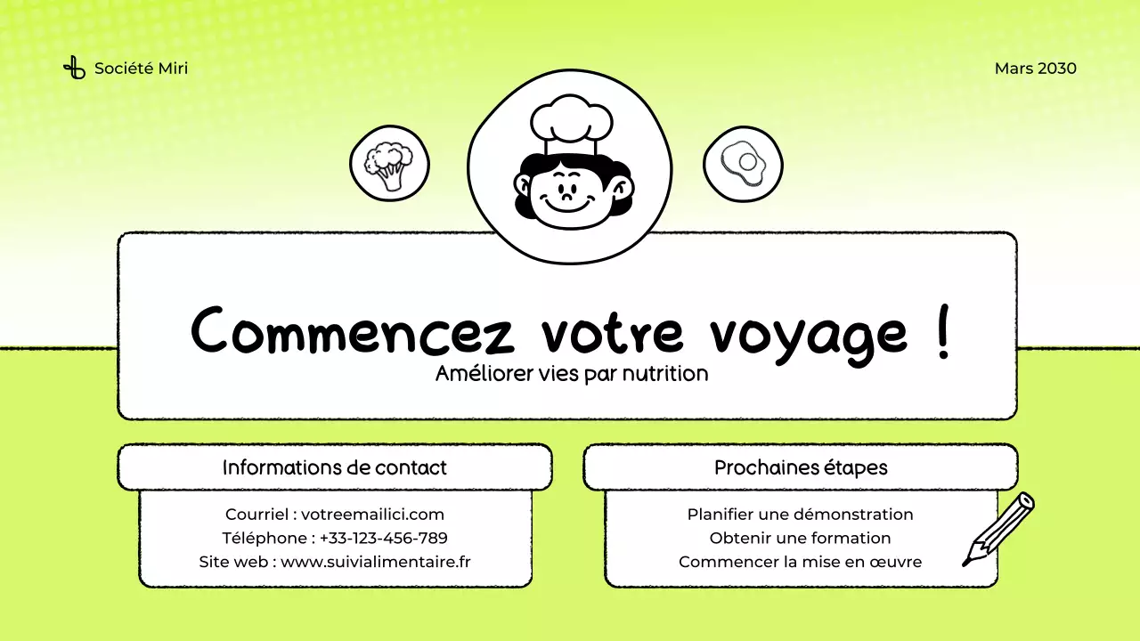 Présentation de la traque alimentaire verte
