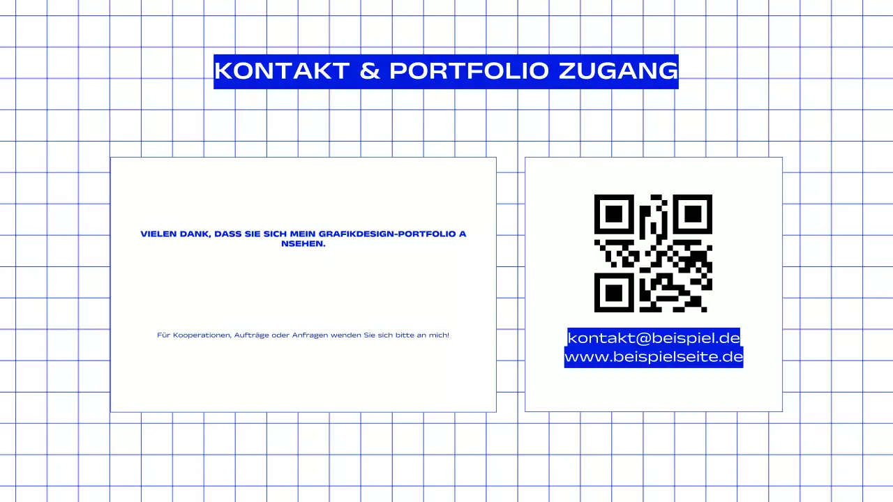 Kreatives Portfolio für Grafikdesigner