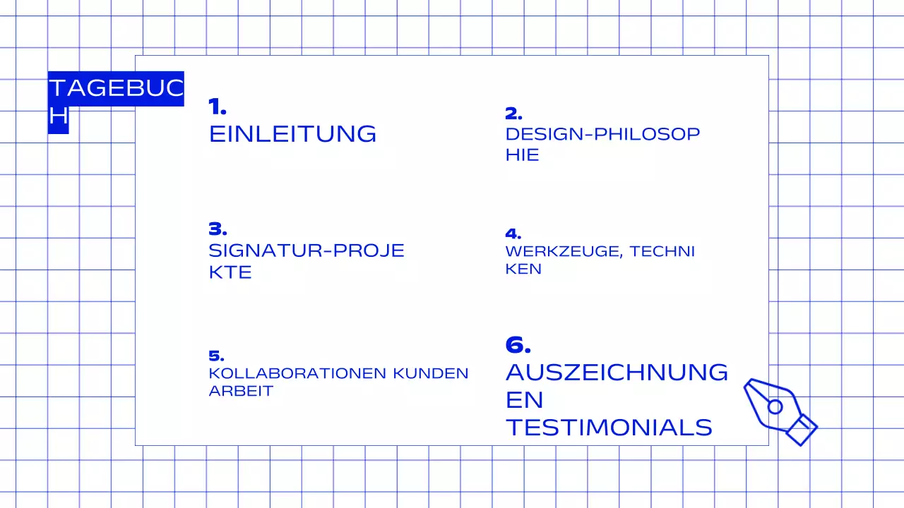 Kreatives Portfolio für Grafikdesigner
