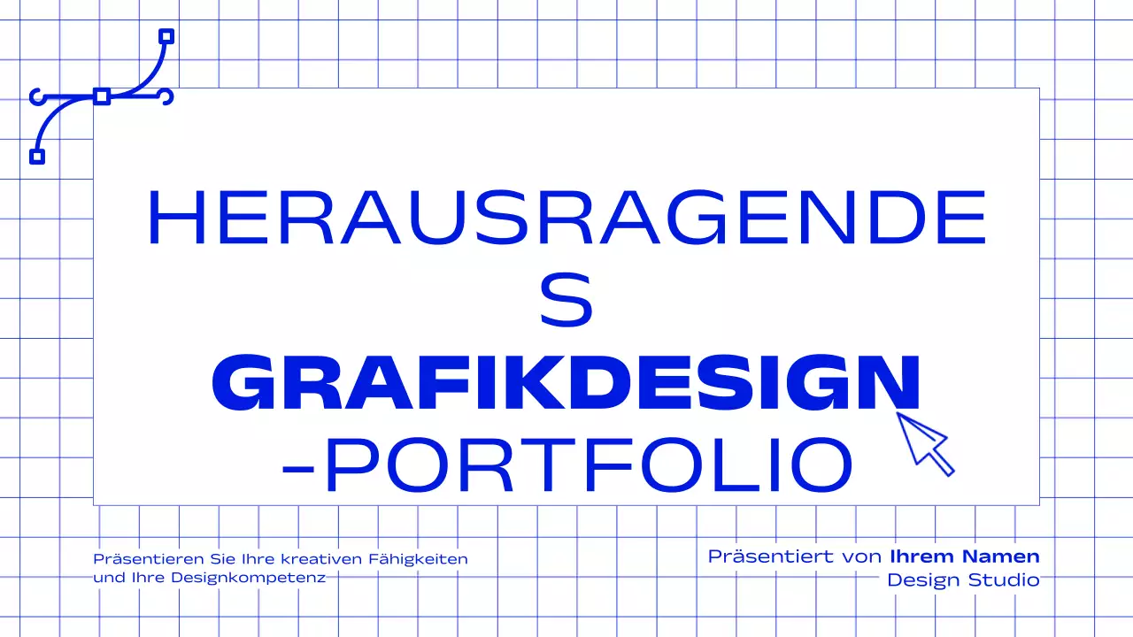 Kreatives Portfolio für Grafikdesigner