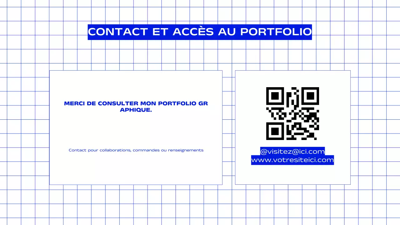 Portfolio créatif pour les graphistes