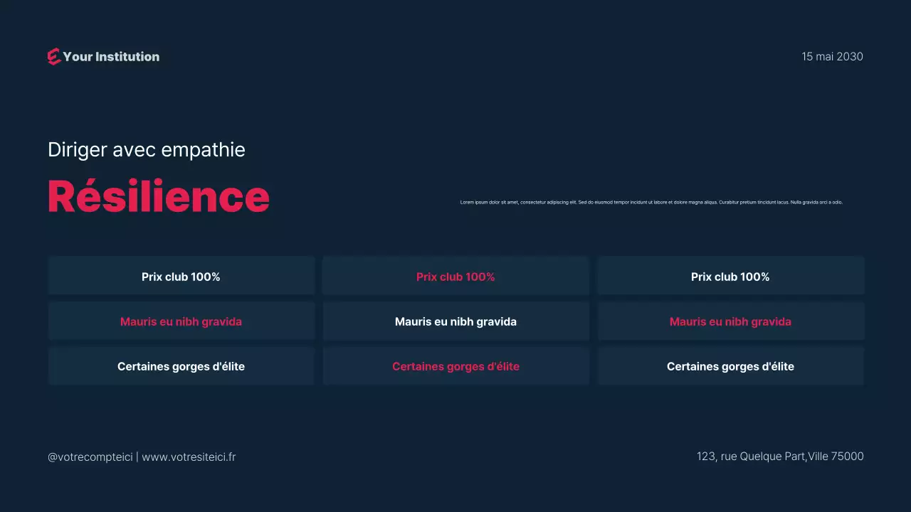 Présentation simple d'un webinaire