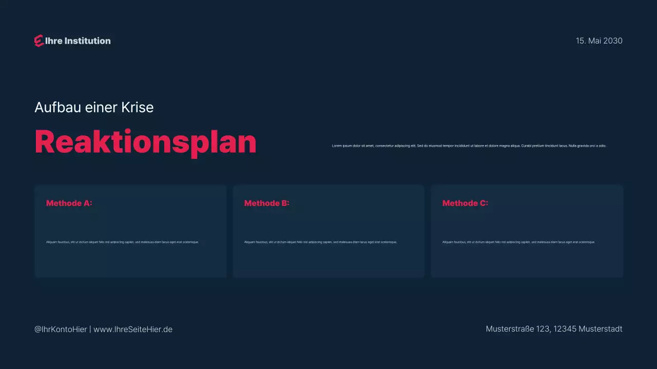 Einfache Webinar-Präsentation