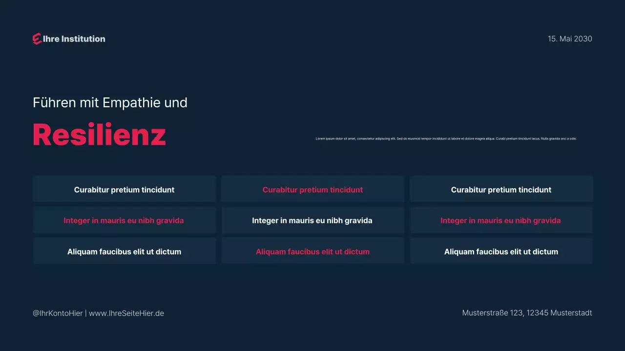 Einfache Webinar-Präsentation