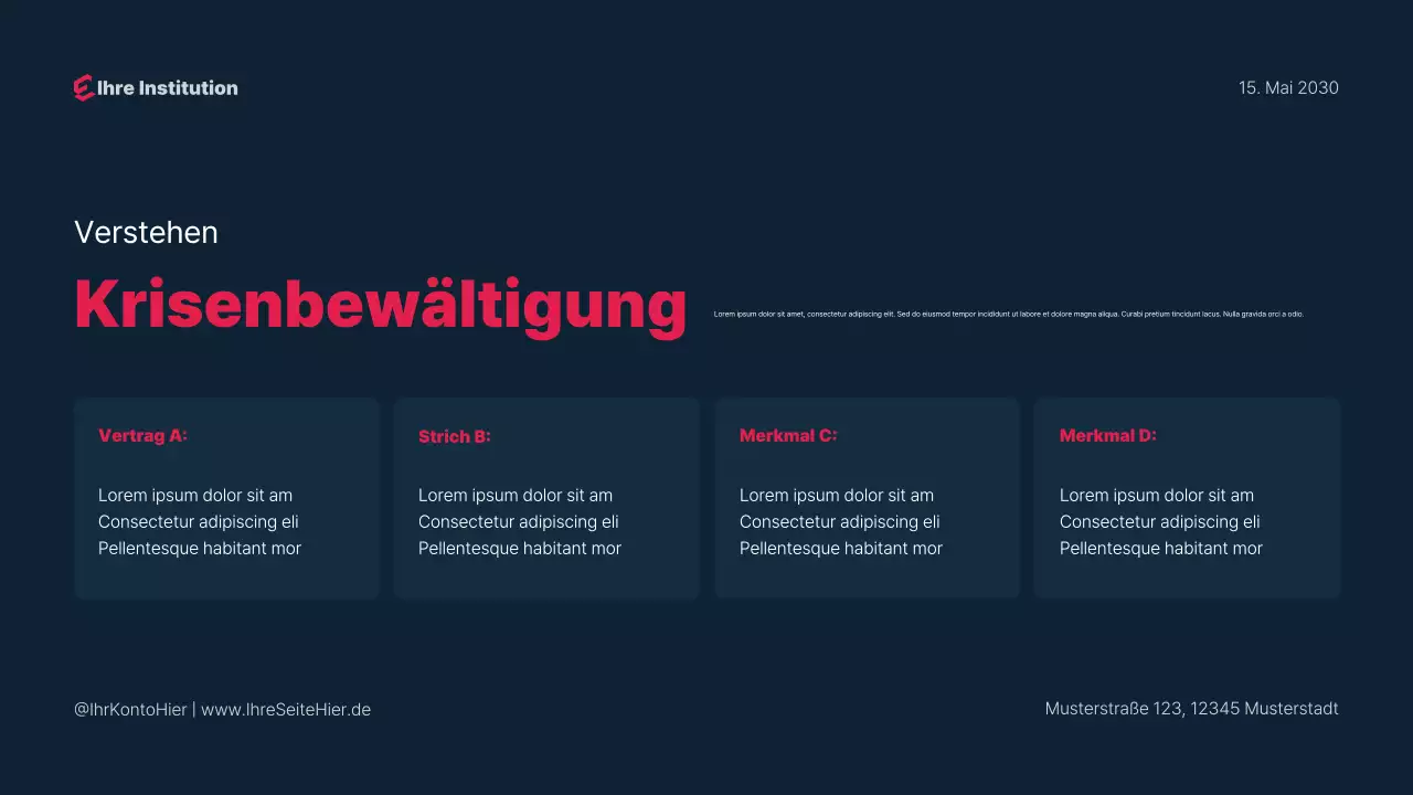 Einfache Webinar-Präsentation