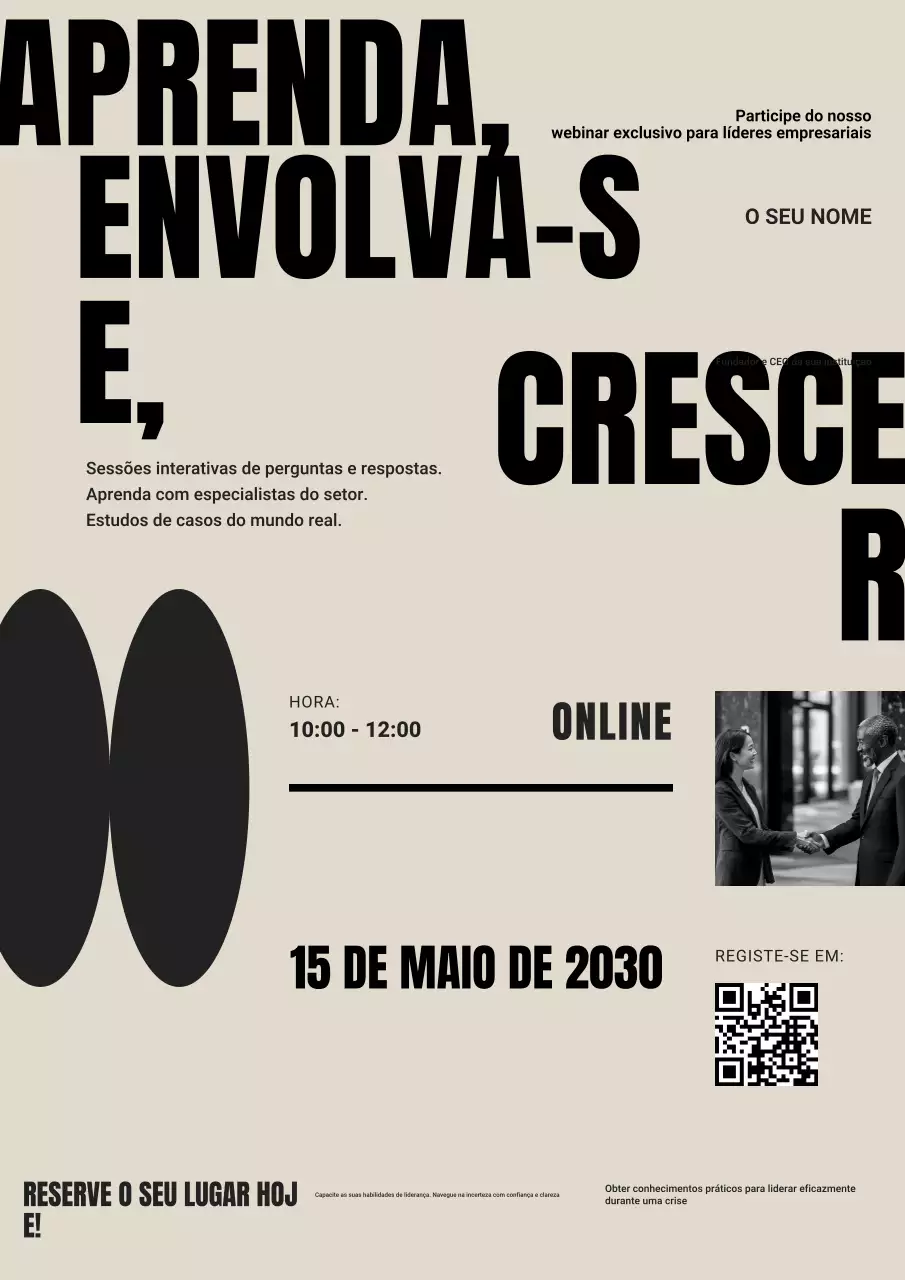 Promoção empresarial moderna cinzenta preta