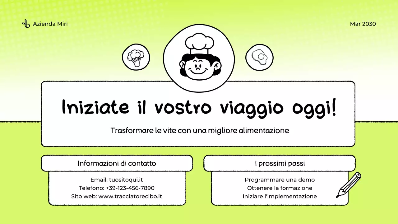 Presentazione del Green Food Tracker