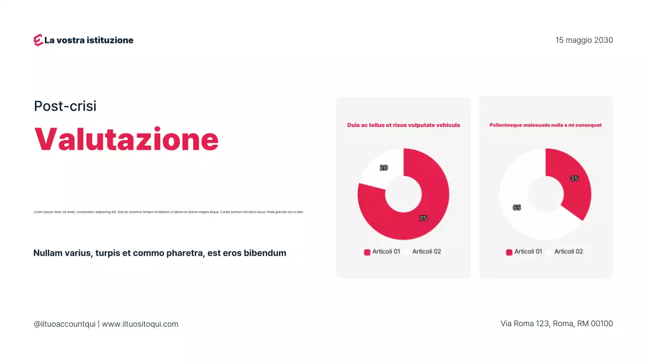 Semplice presentazione del webinar