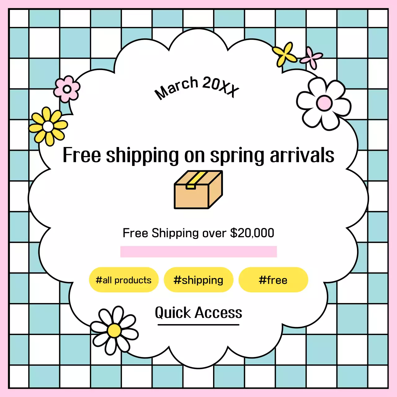 A light blue, cute sale