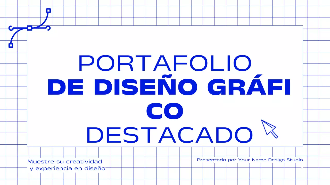 Portafolio creativo para diseñadores gráficos