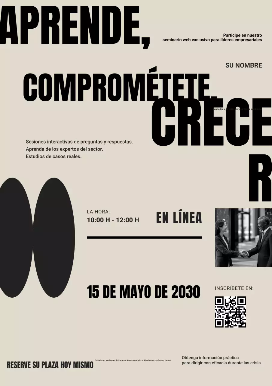 Gris Negro Modern Business Promotion