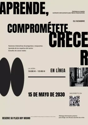 Gris Negro Modern Business Promotion