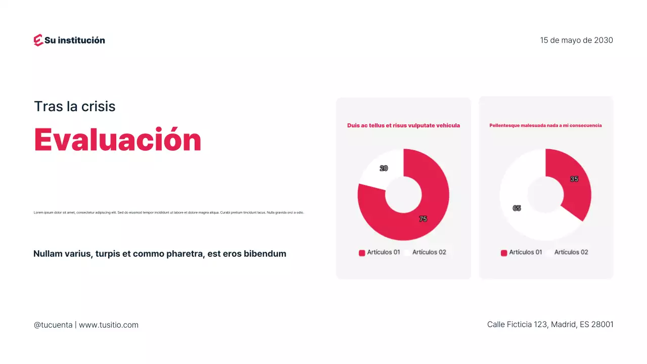 Presentación sencilla de un seminario web