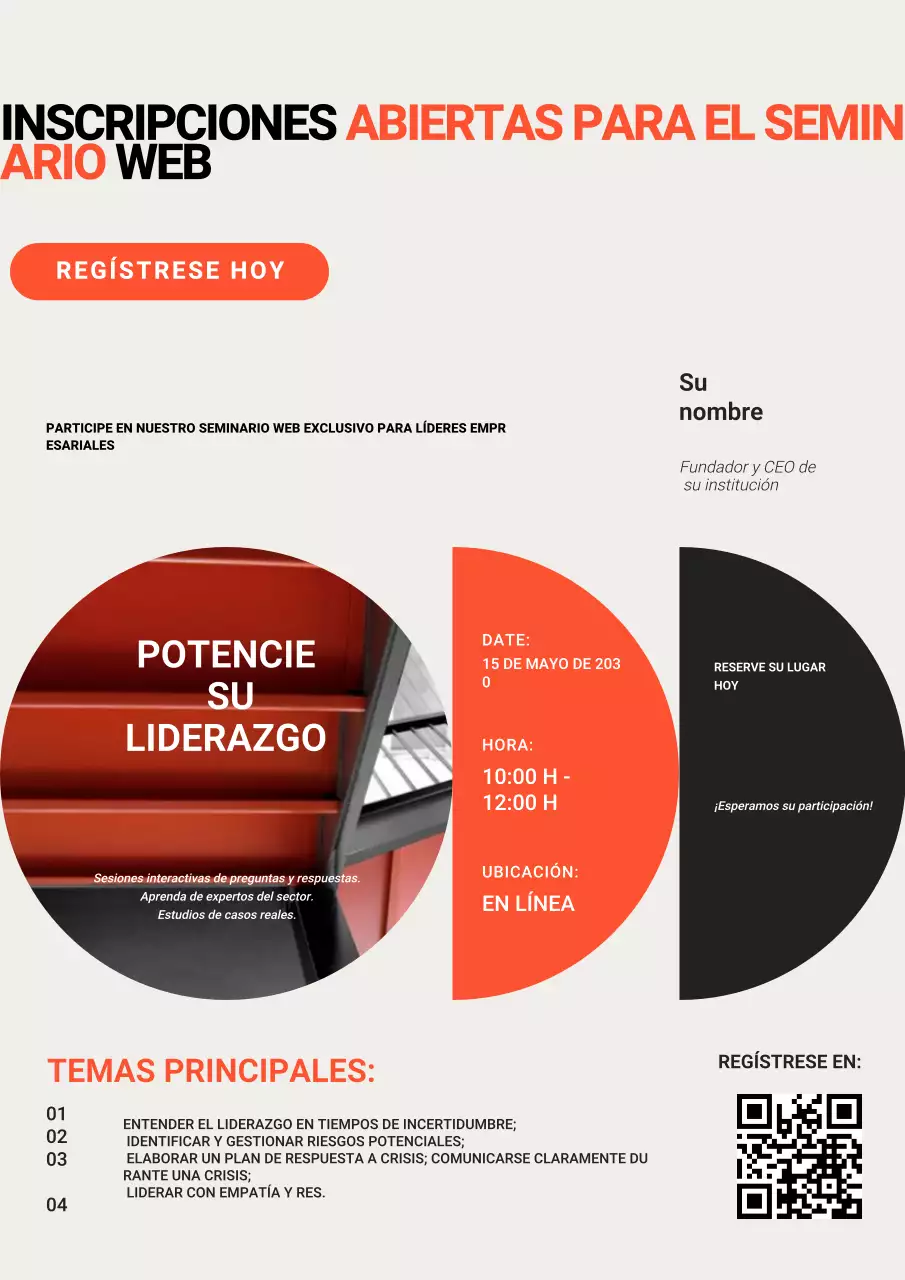 Gris Negro Naranja Moderno Registro Mercantil