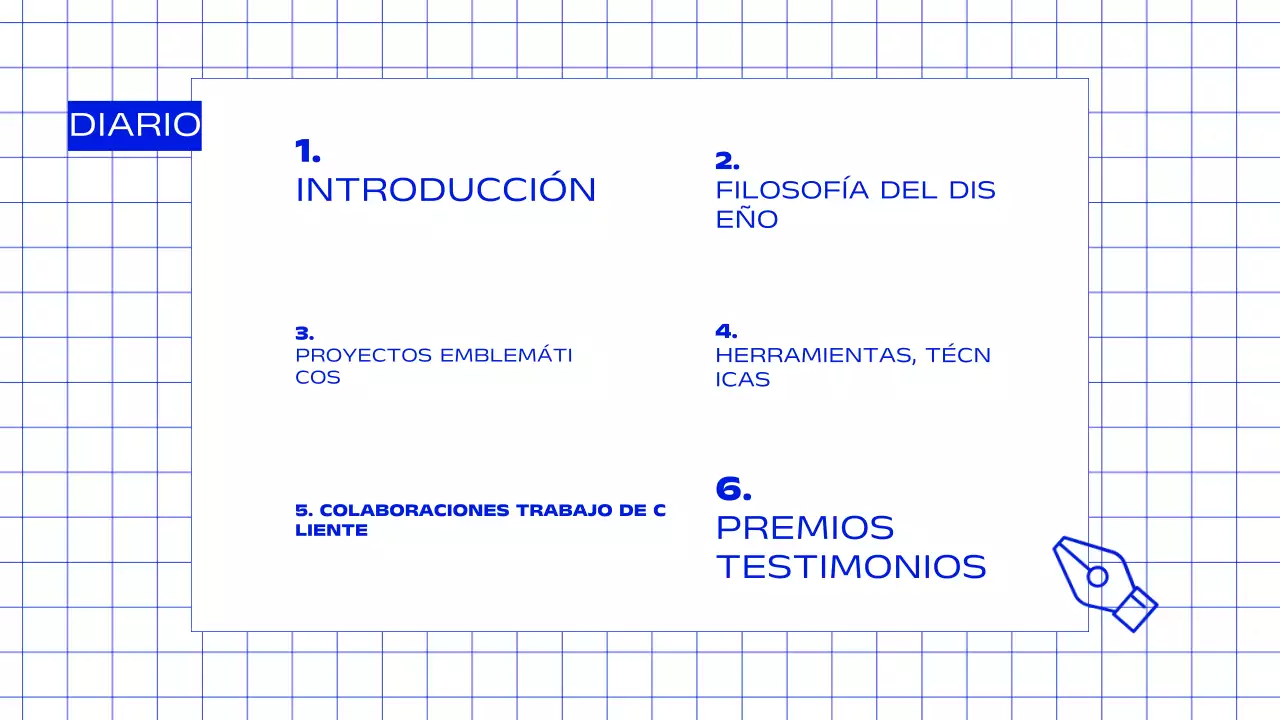 Portafolio creativo para diseñadores gráficos