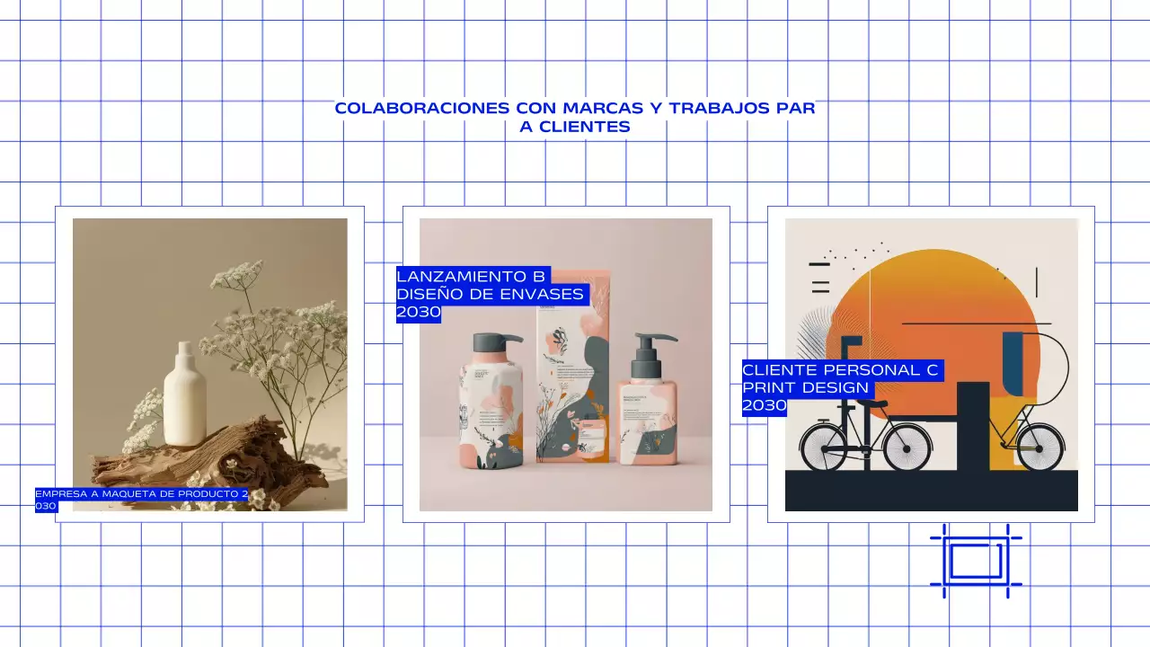 Portafolio creativo para diseñadores gráficos