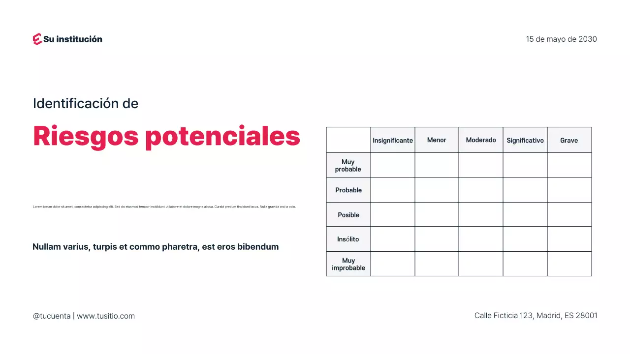 Presentación sencilla de un seminario web