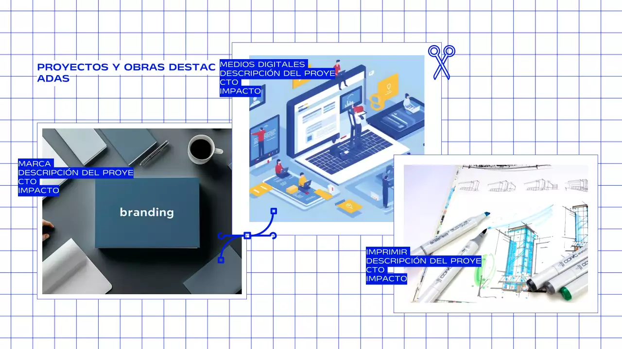 Portafolio creativo para diseñadores gráficos