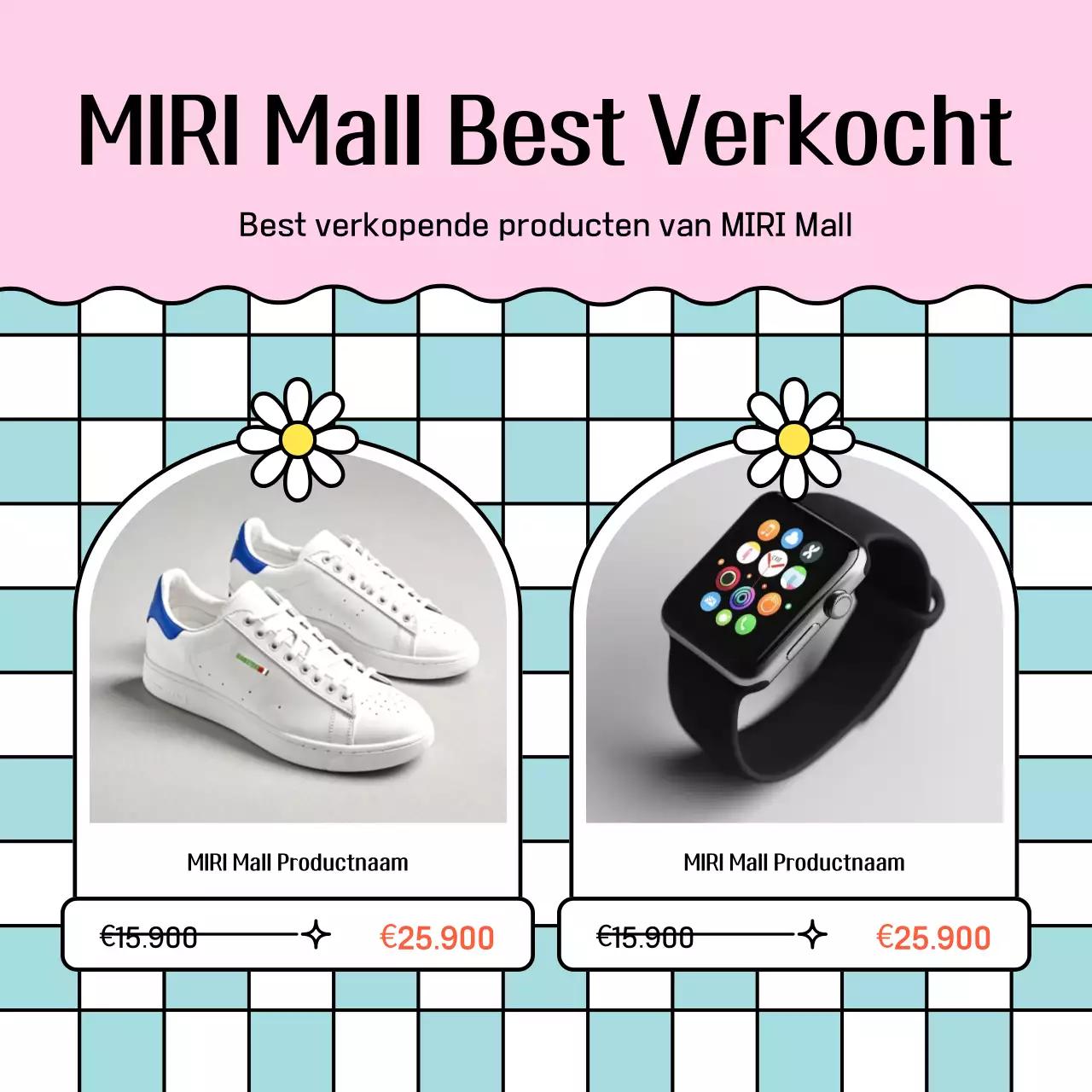 Een lichtblauw koopje