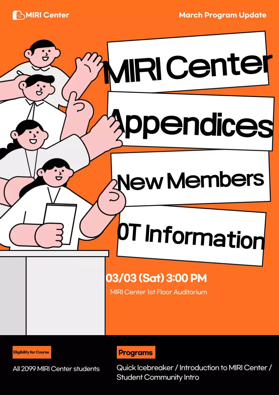 Thông báo tuyển dụng thành viên Orange Pop