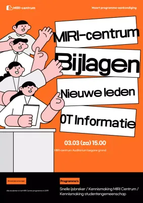 Oranje Pop wervingsfolder