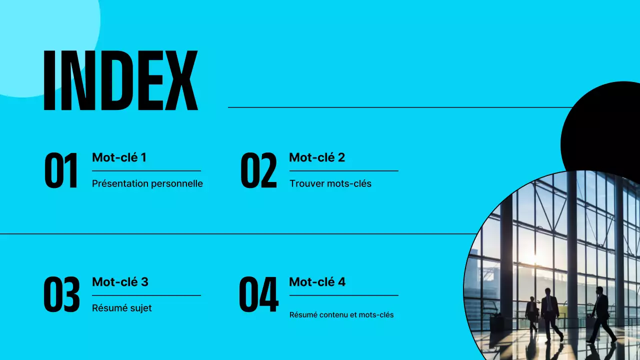 Une collection de modèles qui offrent un arrière-plan moderne en bleu