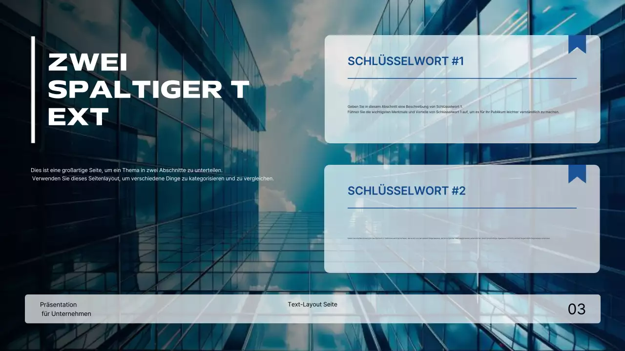 Eine Sammlung von Vorlagen, die einen modernen Hintergrund in Blau bieten