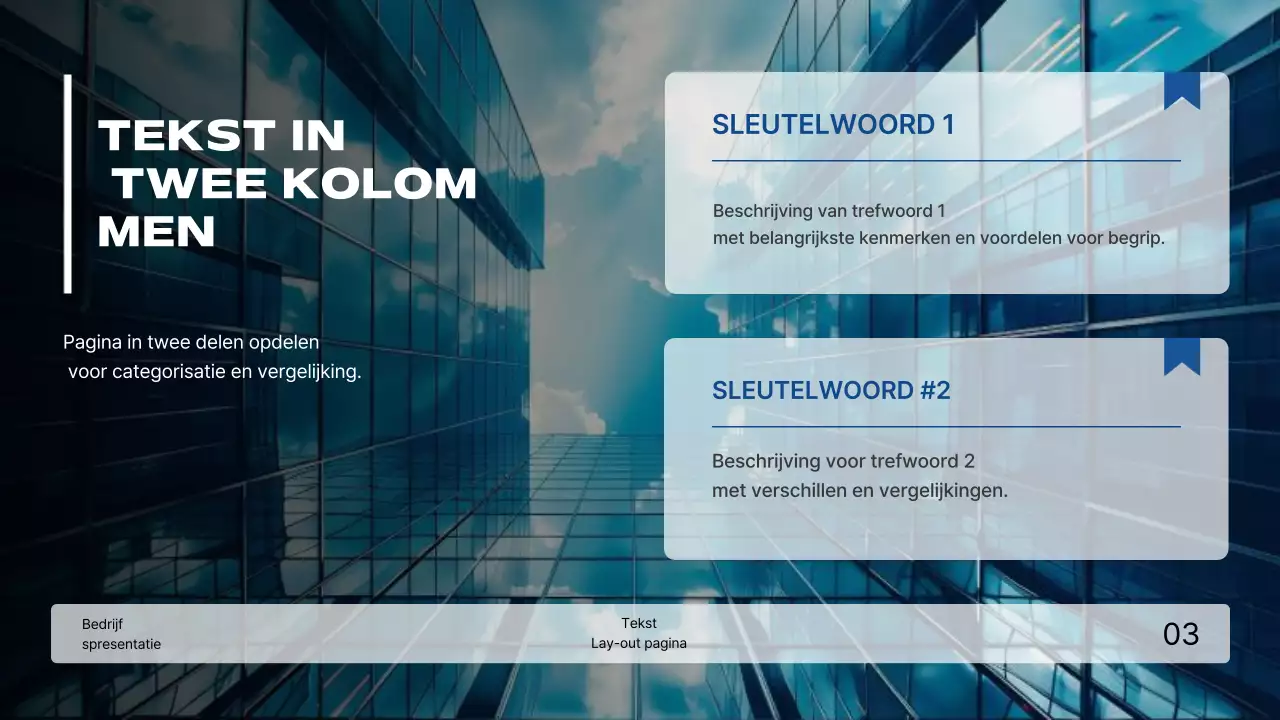 Een verzameling sjablonen met een moderne achtergrond in blauw