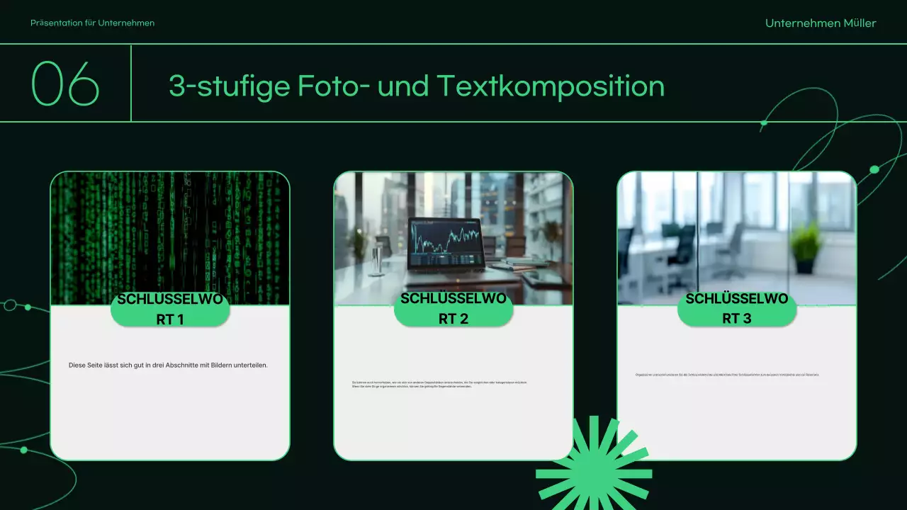 Eine Sammlung von Vorlagen, die einen modernen Hintergrund in Blau bieten