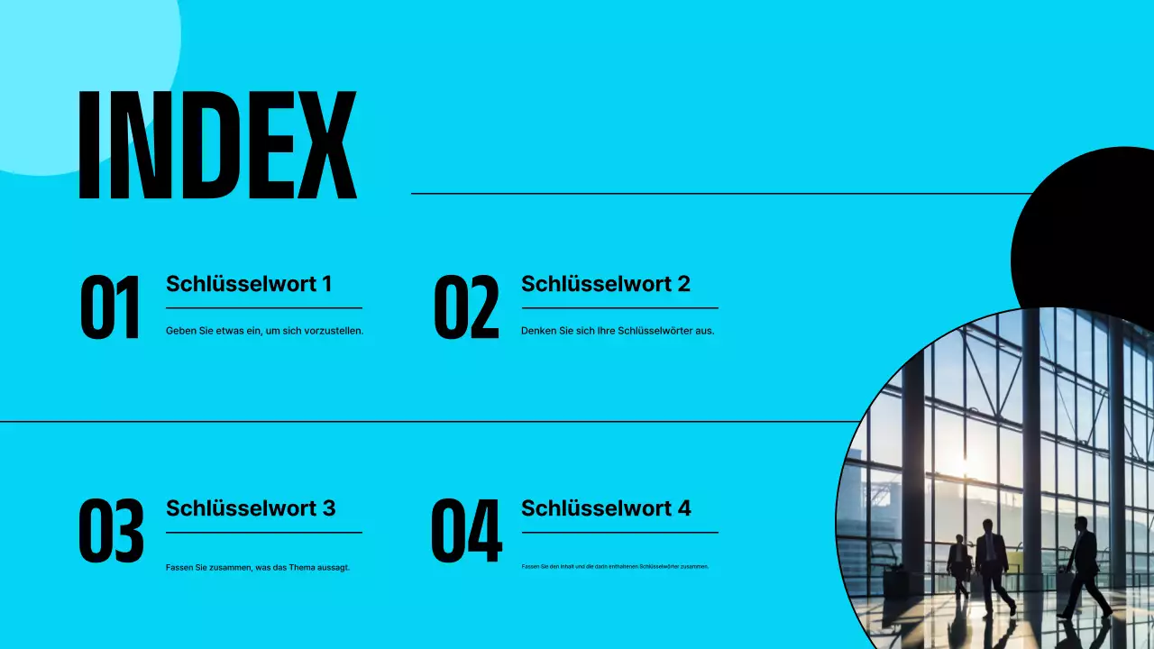 Eine Sammlung von Vorlagen, die einen modernen Hintergrund in Blau bieten