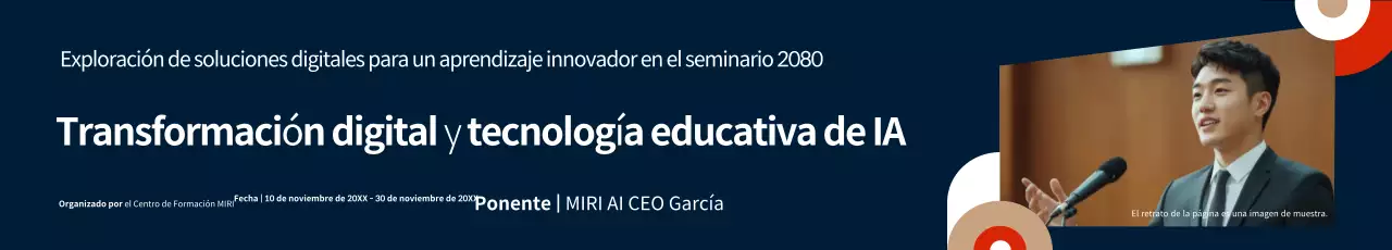 Charlas Blue Modern Education