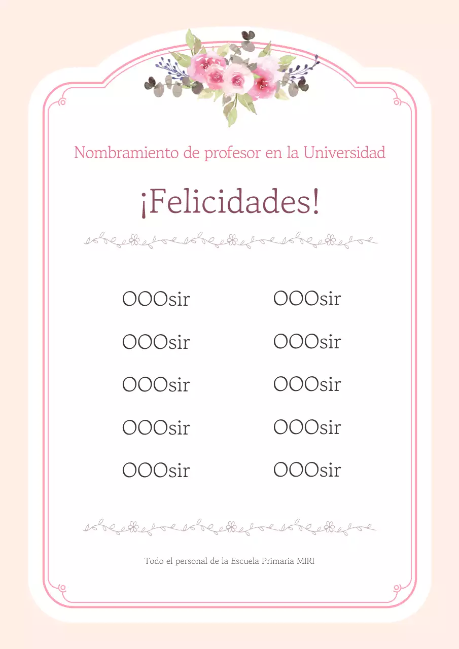 Memorial Personal Simple Beige