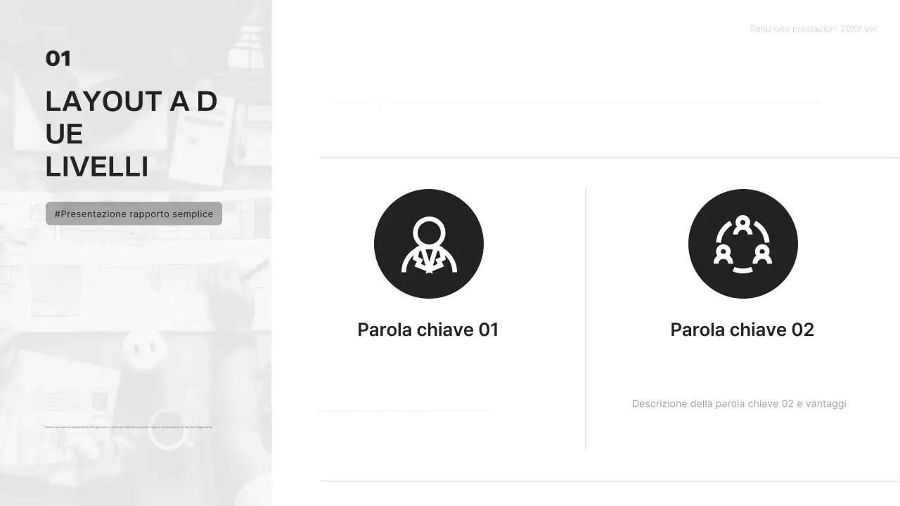 Rapporti di lavoro bianchi e minimalisti