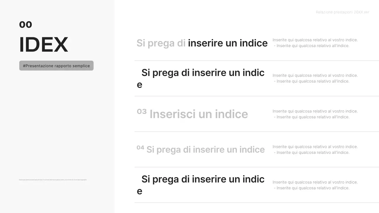 Rapporti di lavoro bianchi e minimalisti