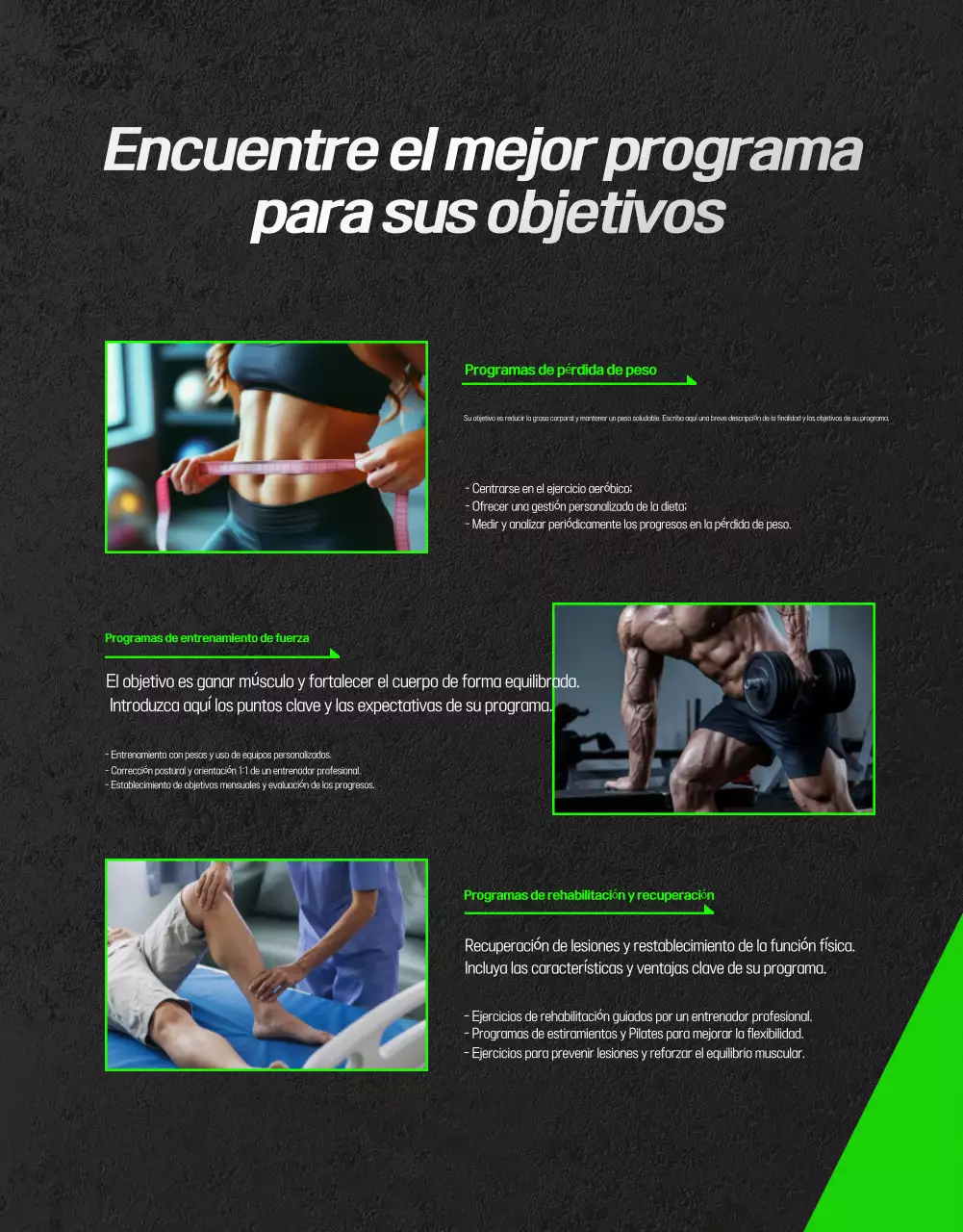 Black Modern Fitness Ad