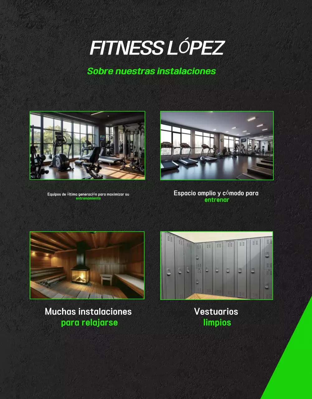 Black Modern Fitness Ad