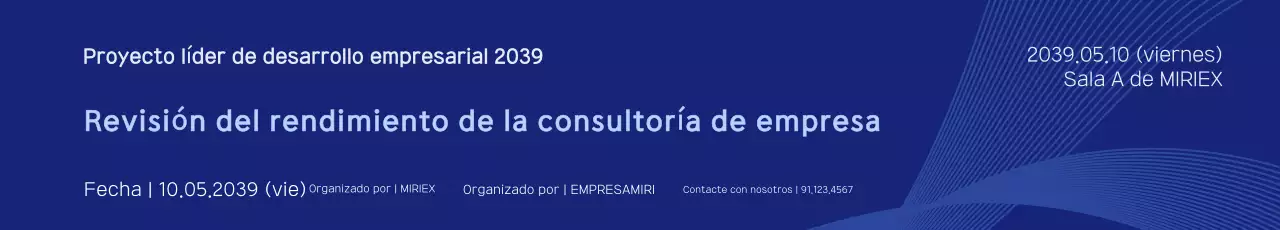 Guía del Informe Corporativo Navy Blue Clean