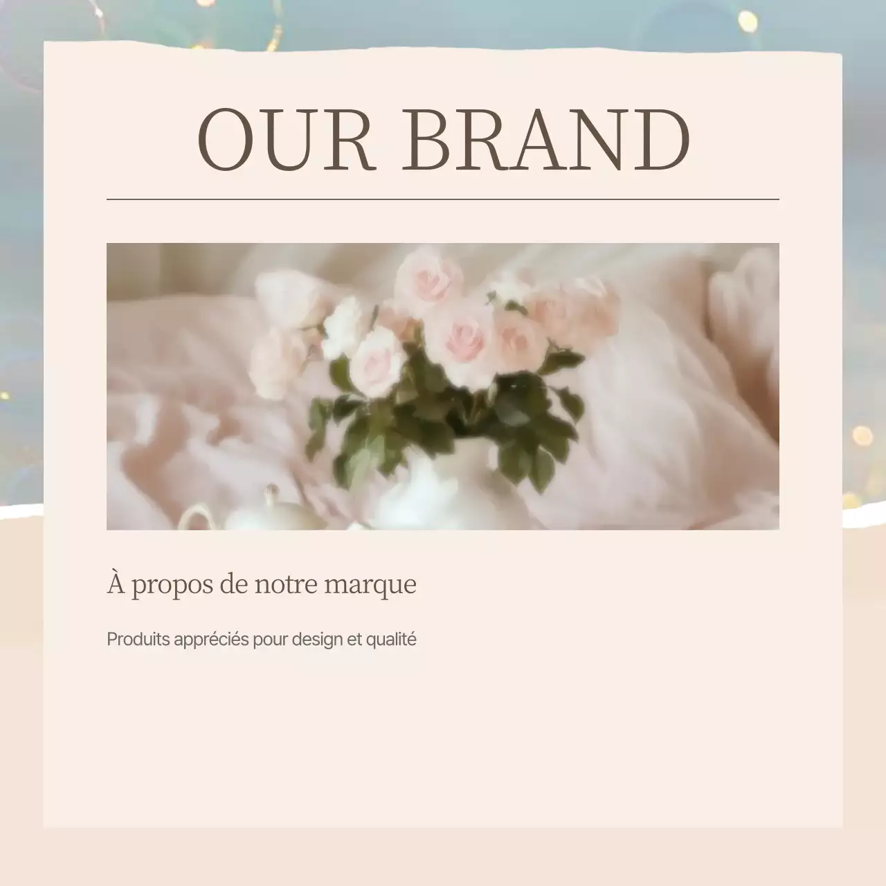 Élégant marketing de marque dans les médias sociaux en rose