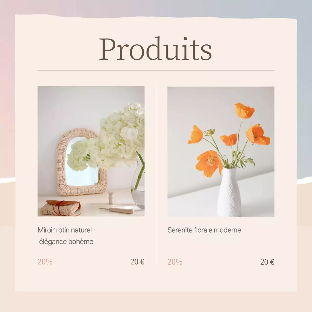 Élégant marketing de marque dans les médias sociaux en rose