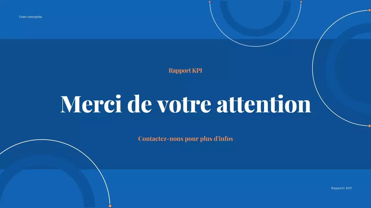 rapport de marketing blue modern