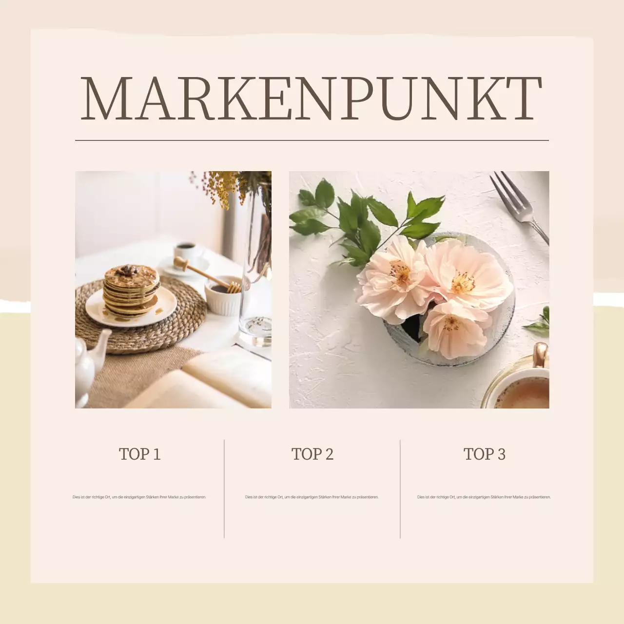 Elegantes Markenmarketing in den sozialen Medien in Rosa