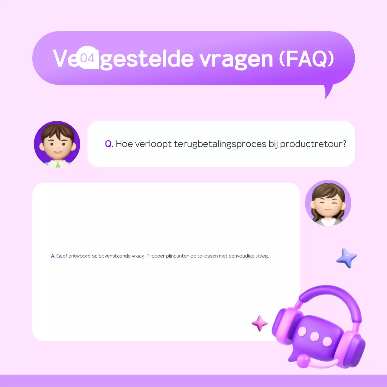 Mauve Eenvoudig Hulpcentrum