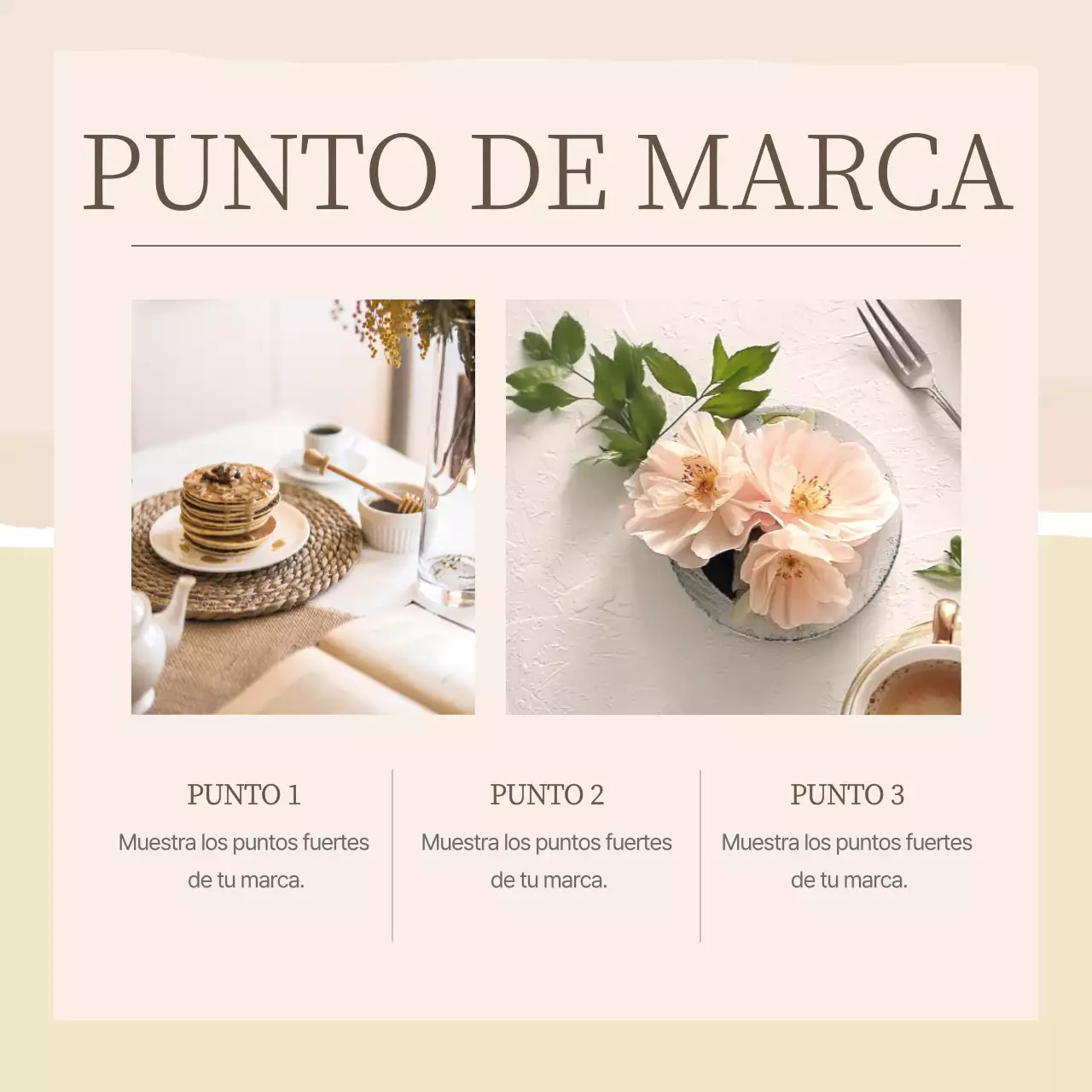 Elegante marketing de marca en redes sociales en rosa