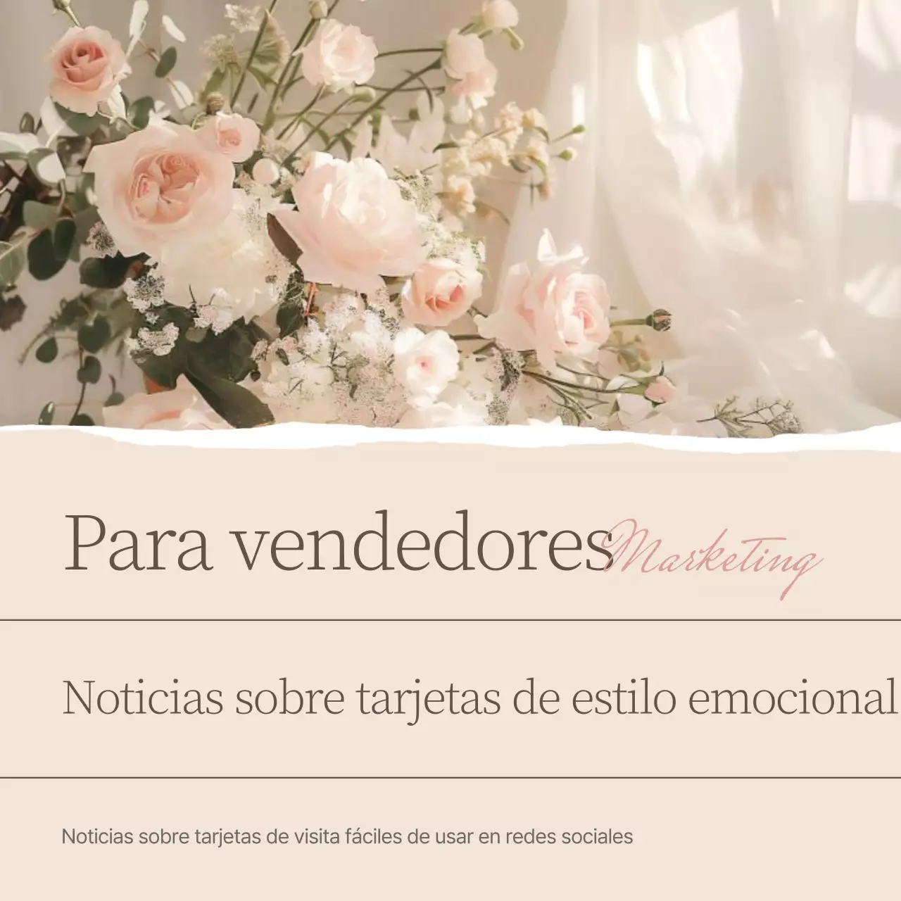 Elegante marketing de marca en redes sociales en rosa